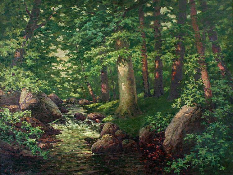 Charles Muller Woodland Stream